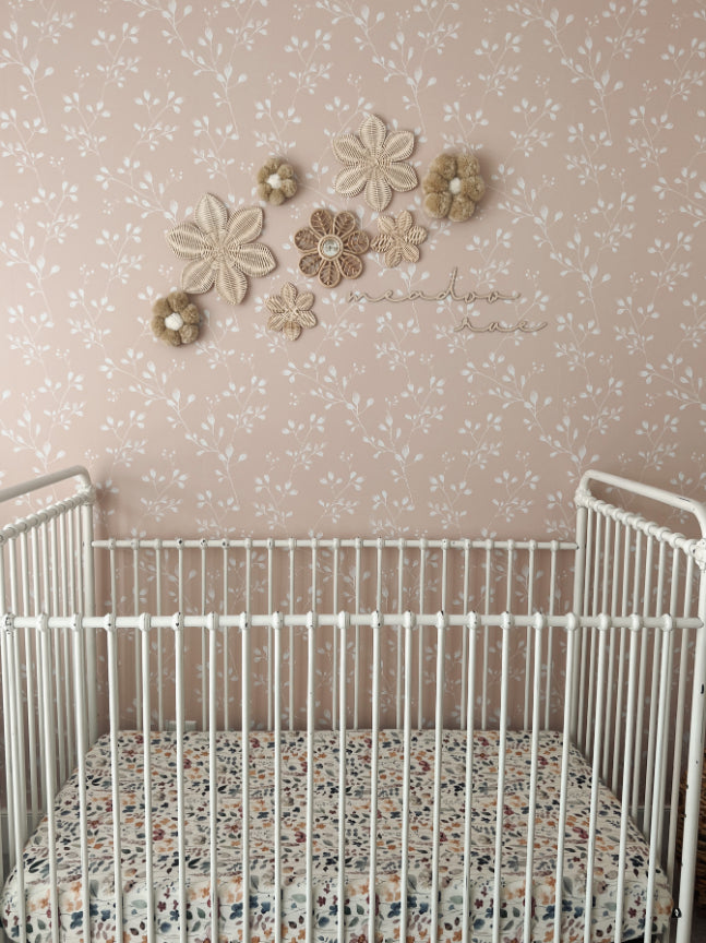 Wildflower Crib Sheet (Standard Size)